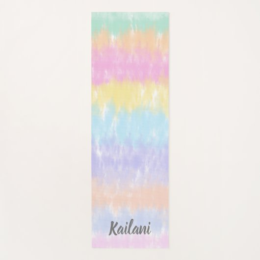  pasteelregenboogstrips Naam Yogamat (Voorkant)