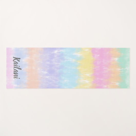  pasteelregenboogstrips Naam Yogamat (Voorkant (horizontaal))