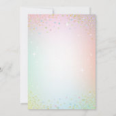 pasteelzeemeermin in het kader van de uitnodiging  (Achterkant)