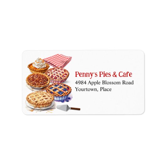 pastei etiket (Voorkant)