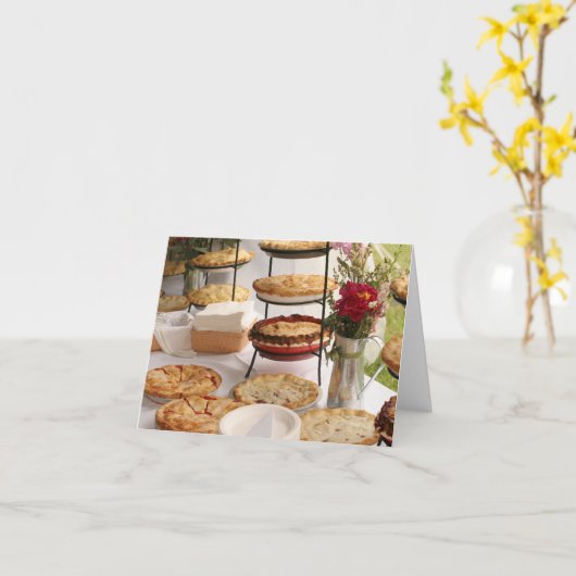 pastei kaart (Gele Bloem)