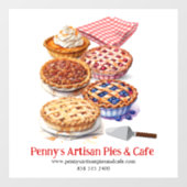 pastei raamsticker (Vel)