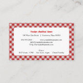 pastei visitekaartje (Achterkant)