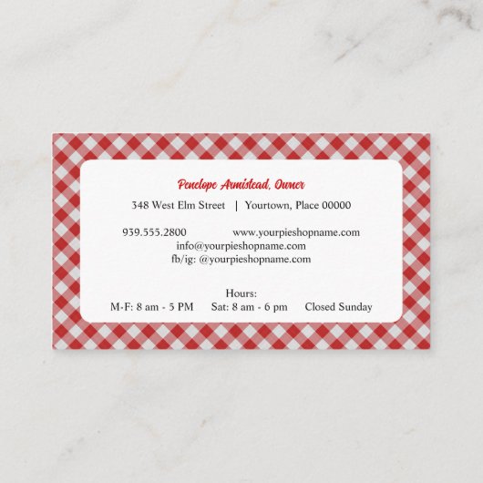 pastei visitekaartje (Achterkant)