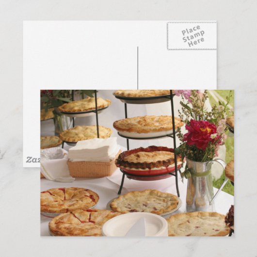 pasteien briefkaart (Voorkant / Achterkant)