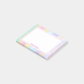 pasteien Verkleurde kleurstof Regenboogstripes Na Post-it® Notes (Schuin)