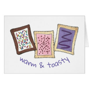 Pasteien voor broodroosters met warme en giftige o