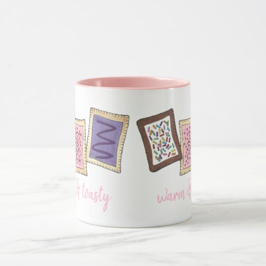 Pasteien voor broodroosters met warme en giftige o mok (Midden)