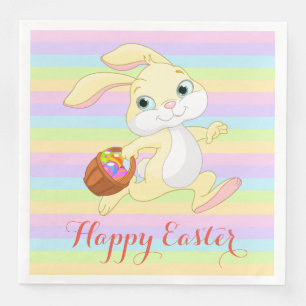 pasteipasta Bunny Happy Paaster Napkins Servet