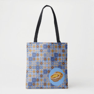 Pasteis de Nata Tegels Tote Bag