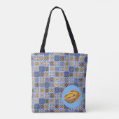 Pasteis de Nata Tegels Tote Bag (Achterkant)
