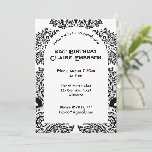 Pasteistearnoveruitnodiging Kaart (Staand voorkant)