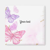 Pastek vlinders sjabloon magneet (Voorkant)