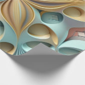 Pastel 3D-effectpatroon verpakkingspapier Cadeaupapier (Hoek)