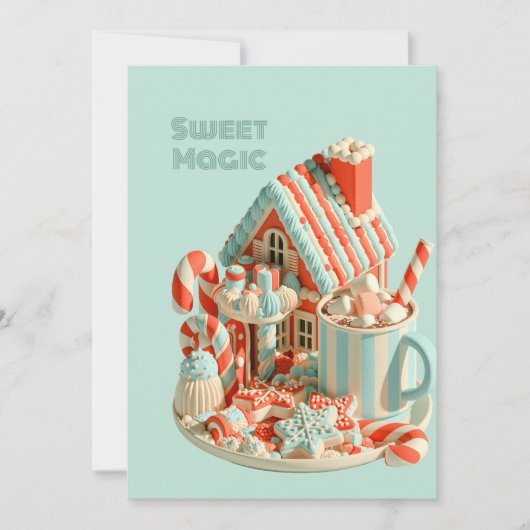 Pastel 3D Snoep Huis Zoete Magie (Voorkant)
