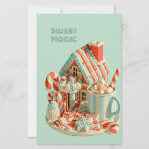Pastel 3D Snoep Huis Zoete Magie Briefpapier