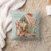 Pastel 3D Snoep Huis Zoete Magie Kussen (Deken)