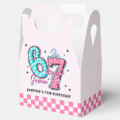 Pastel 67 Six Seven Girl Birthday Party Bedankdoosjes (Geopend)