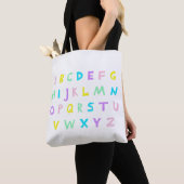 Pastel A-B-C's Tote Bag (Dichtbij)
