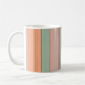 Pastel Abstract Afhandelingspatroon Mok ontwerp (Links)