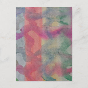 Pastel Abstract Art Briefkaart