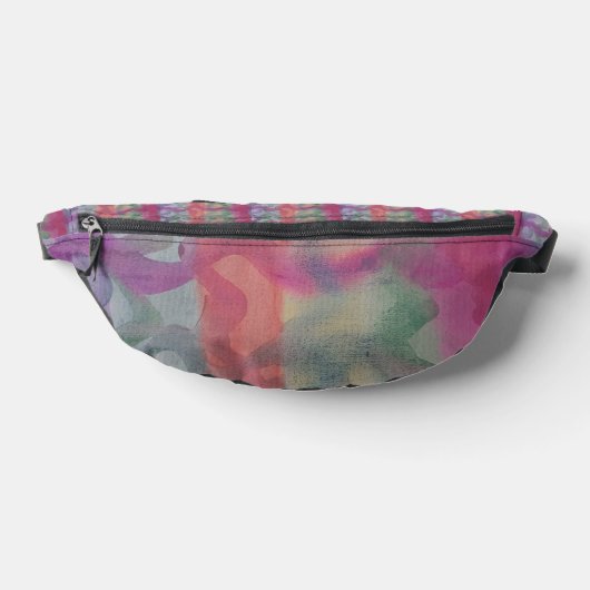 Pastel Abstract Art Bum Bag Heuptasje (Liggend)