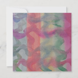 Pastel Abstract Art Flat Kaart