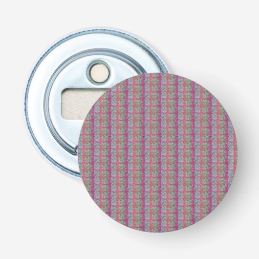 Pastel Abstract Art Flesopener Button Flesopener (Voorkant)