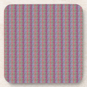 Pastel Abstract Art Hard Plastic Onderzetter