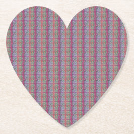 Pastel Abstract Art Papier Onderzetter