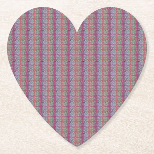 Pastel Abstract Art Papier Onderzetter (Voorkant)