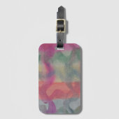 Pastel Abstract Bagagelabel (Voorkant (verticaal))