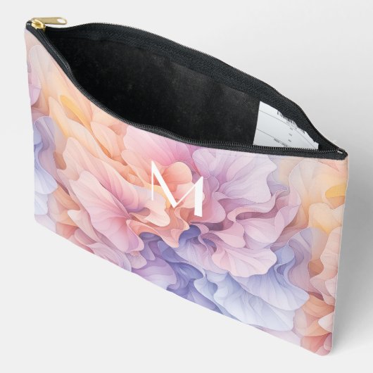 Pastel Abstract bloemenpatroon, kleurrijke dans Etui (Open)