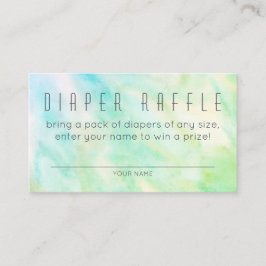 Pastel Abstract Elegant Chic CUSTOM BABY SHOWER Informatiekaartje
