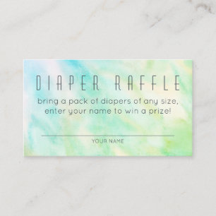 Pastel Abstract Elegant Chic CUSTOM BABY SHOWER Informatiekaartje