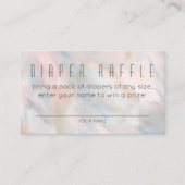 Pastel Abstract Elegant Chic CUSTOM BABY SHOWER Informatiekaartje (Voorkant)