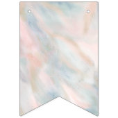 Pastel Abstract Elegant Chic CUSTOM BABY SHOWER Vlaggetjes (Eerste vlag)