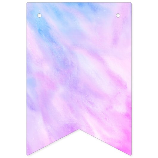 Pastel Abstract Elegant Chic CUSTOM BABY SHOWER Vlaggetjes (Tweede vlag)