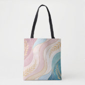 Pastel Abstract Feminine Full-Print Tote Bag (Voorkant)