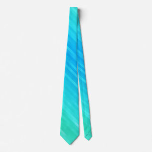 Pastel Abstract Kunst Blauwgroen Turquoise Blue Gr Stropdas