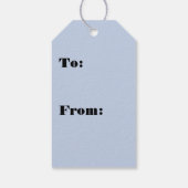 Pastel Abstract Lintpatroon Cadeaulabel (Achterkant)