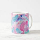 Pastel Abstract Lintpatroon Koffiemok (Voorkant rechts)