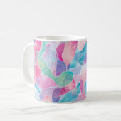 Pastel Abstract Lintpatroon Koffiemok (Voorkant links)