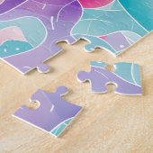 Pastel Abstract Lintpatroon Legpuzzel (Zijkant)