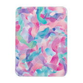 Pastel Abstract Lintpatroon Magneet (Verticaal)