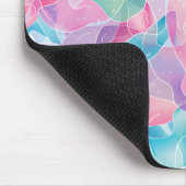 Pastel Abstract Lintpatroon Muismat (Hoek)