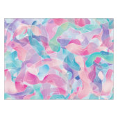 Pastel Abstract Lintpatroon Tafelkleed (Voorkant (Horizontaal))