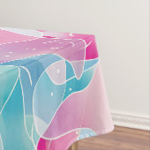 Pastel Abstract Lintpatroon Tafelkleed (Voorbeeld)