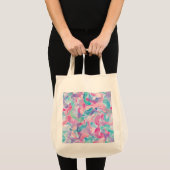 Pastel Abstract Lintpatroon Tote Bag (Voorkant (product))