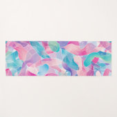 Pastel Abstract Lintpatroon Yogamat (Voorkant (horizontaal))